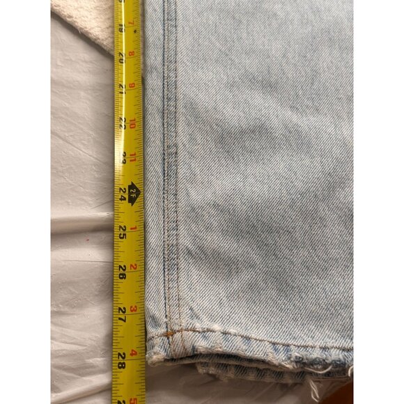 Calvin Klein Womens Light Wash 5-Pocket Enzyme Wash Jeans Size 12 Vtg - Picture 6 of 9